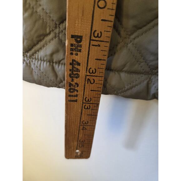 J. Crew Crewcuts Girls Lightweight Quilted Jacket Sz XL NWT Sage Green - Picture 12 of 12